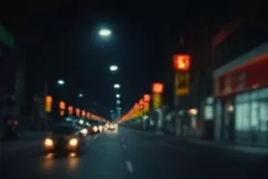 夜航西飞影片中夜航机舱窗外的云层与机翼灯