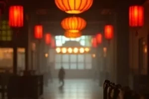麦田末班车影片中黄昏麦田边停靠的旧式中巴车